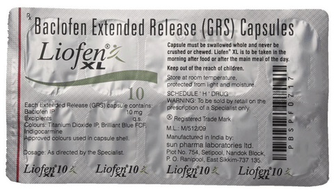 Liofen XL 10 Capsule image
