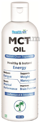HealthVit MCT Oil: Buy bottle of 100 ml Oil at best price in ...