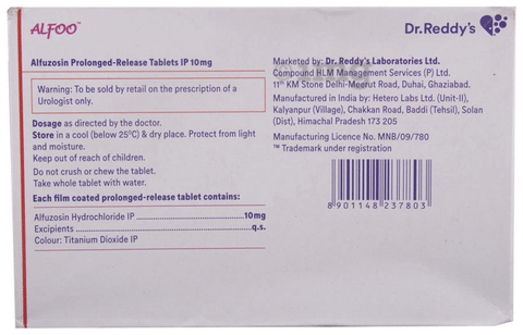 Alfoo 10mg Tablet PR image