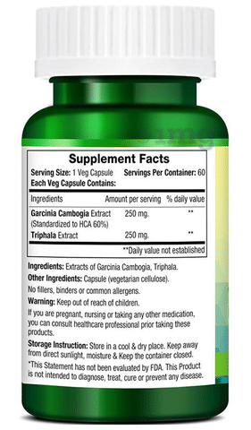 Morpheme Garcinia Triphala Capsule image Morpheme Garcinia Triphala Capsule image