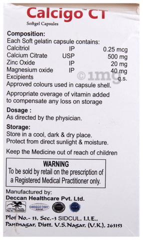 Calcigo CT Softgel Capsules image