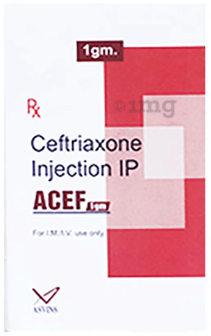 Acef 1gm Injection 1