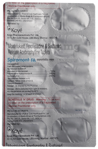 Spiromont-FA Tablet SR image