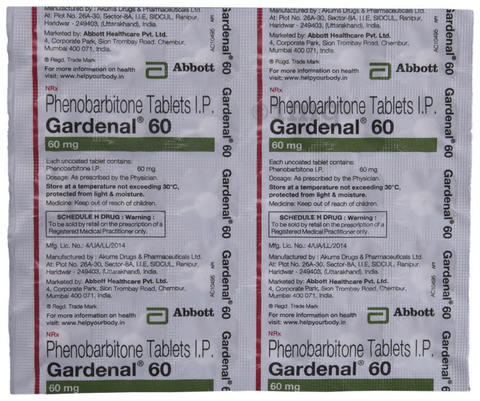 Gardenal 60 Tablet image