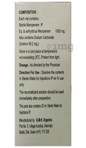 Gonem 1gm Injection image