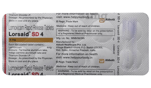 Lorsaid SD 4 Tablet image Lorsaid SD 4 Tablet image