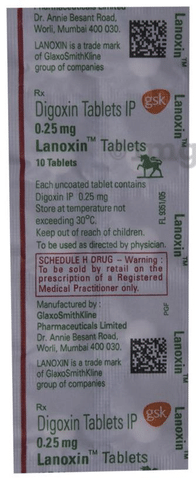 lanoxin 0.250 mg