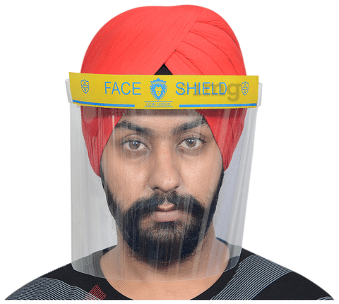 Turban visor shield top