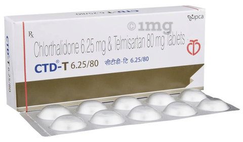 CTD-T 6.25/80 Tablet image