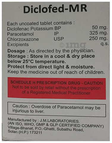 Diclofed-MR Tablet image Diclofed-MR Tablet image