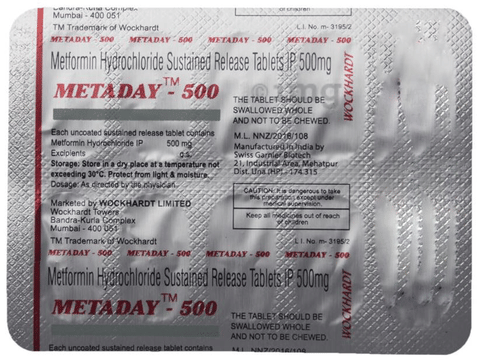 Metaday 500 Tablet SR image