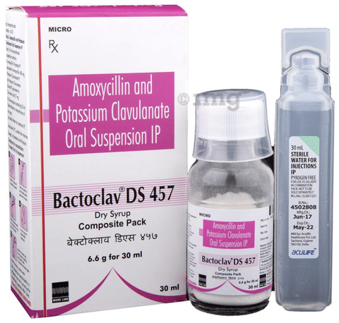 Bactoclav DS 457 Dry Syrup image Bactoclav DS 457 Dry Syrup image