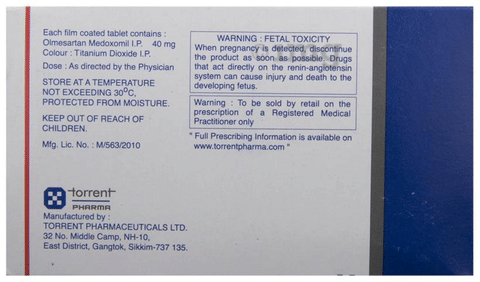 OLmetor 40 Tablet image