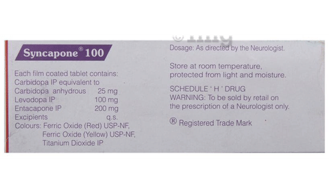 SynCAPONE 100 Tablet image
