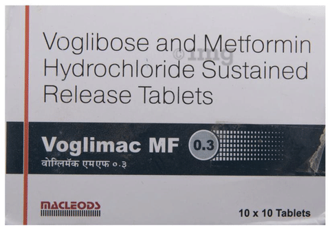 Voglimac MF 0.3 Tablet SR image Voglimac MF 0.3 Tablet SR image