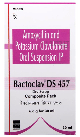 Bactoclav DS 457 Dry Syrup image Bactoclav DS 457 Dry Syrup image