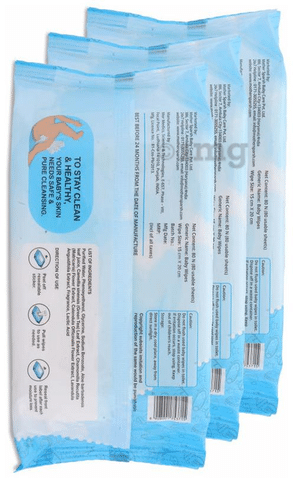 Mother Sparsh 98% Water Wipes (80 Pices Each): Buy combo pack of 3.0 Packs  at best price in India