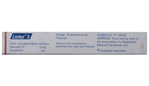 Liofen 5 Tablet image