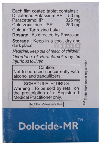 Dolocide MR Tablet image Dolocide MR Tablet image