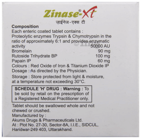 Zinase-XT Tablet image