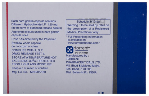Dilzem CD 120 Capsule ER image