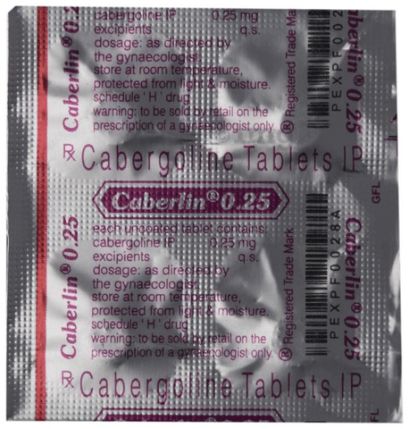 Caberlin 0.25 Tablet image