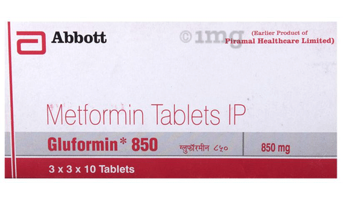 Gluformin 850 Tablet image