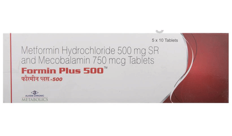 Formin Plus  500 Tablet SR image