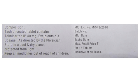 Telsar 40 Tablet image