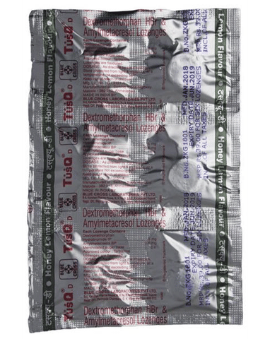 Tusq-D Cough Lozenges Honey lemon image