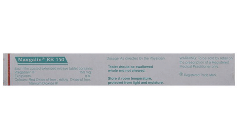 Maxgalin ER 150 Tablet image