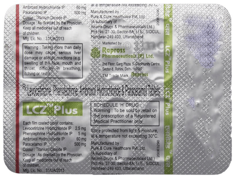 LCZ Plus Tablet image