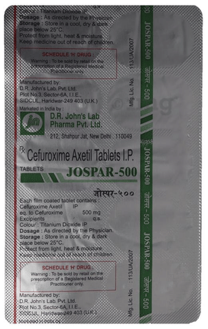 Jospar 500 Tablet image