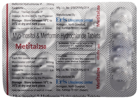 Metital 250 Tablet image