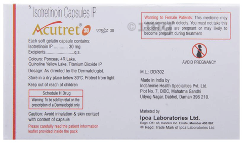 aCUTRet 30 Capsule image