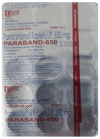 Paraband 650mg Tablet image