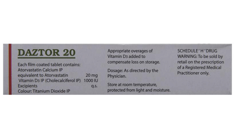 dAZtor 20 Tablet image
