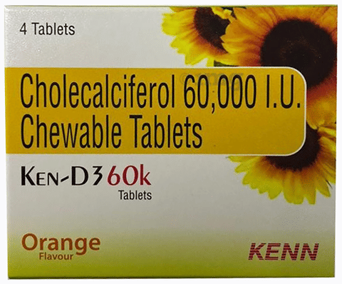 Ken-D3 60K Chewable Tablet Orange image
