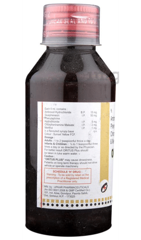 Oritus-Plus Cough Syrup image