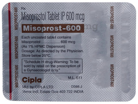 Misoprost 600 Tablet image
