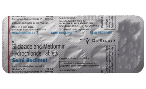 Semi Reclimet 40mg/500mg Tablet image