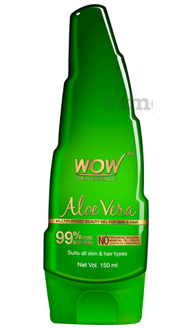 WOW Skin Science Aloe Vera Gel: Buy bottle of 150 ml Gel at best price in  India | 1mg