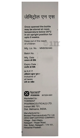 Gemitrol NS Nasal Solution image