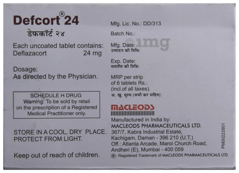 Defcort 24 Tablet image