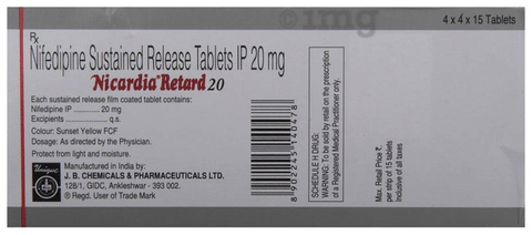 Tab sales nicardia 20