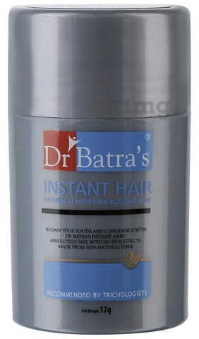 Dr Batra's Instant Hair Natural Keratin Hair Building Fibre Black: Buy  bottle of 12 gm Powder at best price in India | 1mg