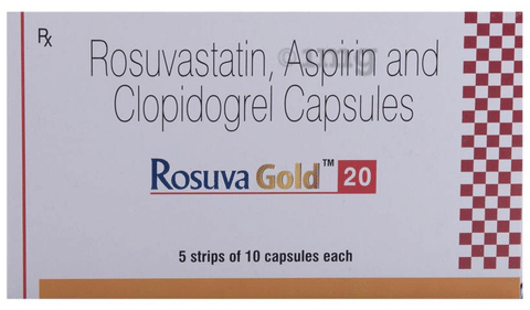 Rosuva Gold 20 Capsule image Rosuva Gold 20 Capsule image