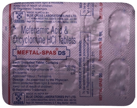 Meftal-Spas DS Tablet image