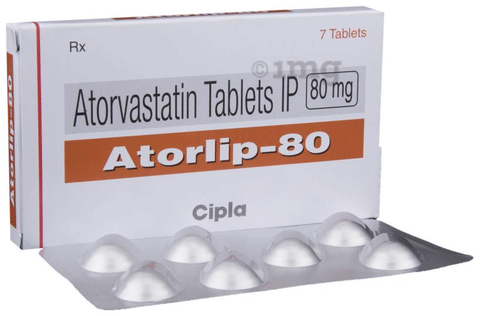 Atorlip 80 Tablet image