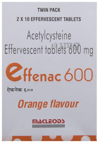 Effenac 600 Effervescent Tablet Orange image Effenac 600 Effervescent Tablet Orange image